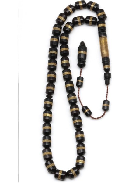 Işlemeli Kuka Tesbih 6 x 9 mm Kapsül Kesim