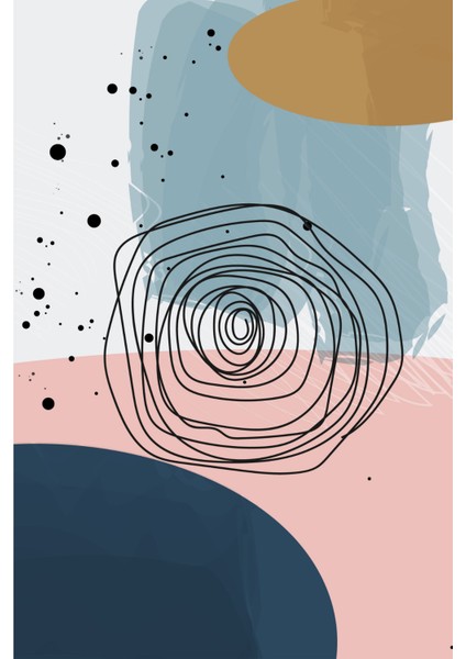 Modern Pastel Formlar 3’lü Kanvas Tablo fiyatları