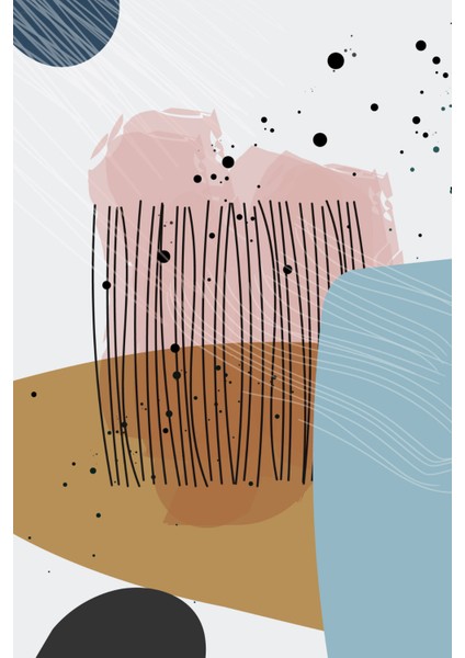 Modern Pastel Formlar 3’lü Kanvas Tablo fırsatları