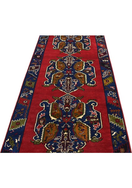 El Dokuma Konya Karapınar Yün Halı 0568 - Yeni - Kırmızı indirimleri