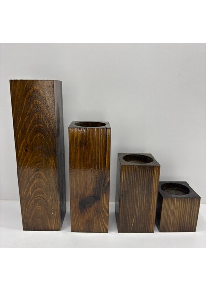 Ağaç 4 Lü Mumluk fiyatları