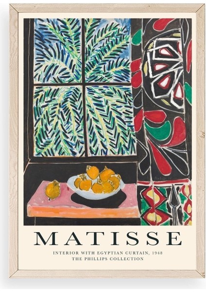 Matisse Ahşap Çerçeveli Tablo