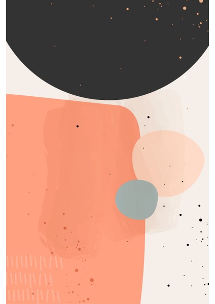 Pastel Yay Formları 3’lü Kanvas Tablo modelleri