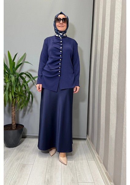 Bluz Lacivert 26KOBHRK3294