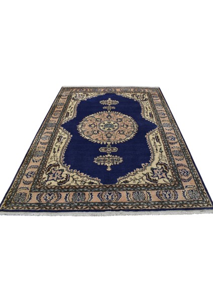 El Dokuma 7m2 Yün Salon Halısı 0534 - Yeni - Lacivert fiyatları