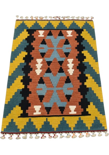 El Dokuma Pınarbaşı Kayseri Yün Kilim 0518 - Yeni - Çok Renkli modelleri