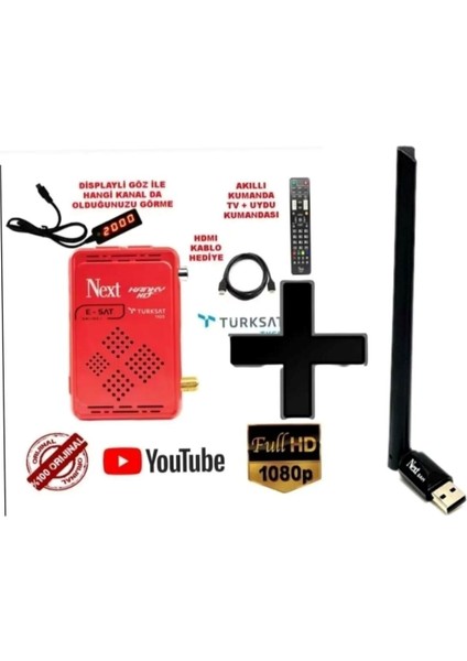 Hd Mpeg4 Uydu Alıcısı, Tak Kullan, Yüksek Kalite, Kolay Kurulum