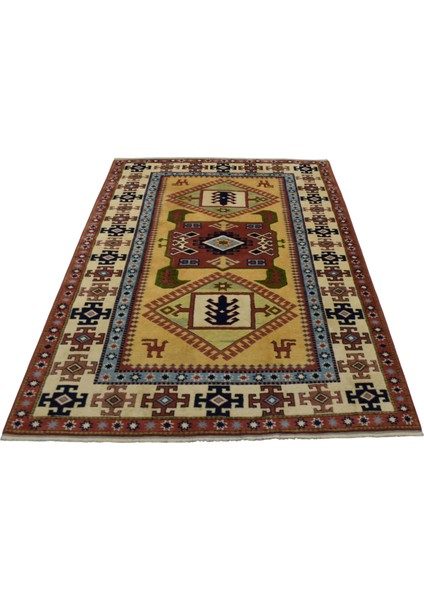 El Dokuma Balıkesir Antik Yörük Yün Salon Halısı 0587 - Yeni - Çok Renkli modelleri