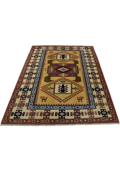 El Dokuma Balıkesir Antik Yörük Yün Salon Halısı 0587 - Yeni - Çok Renkli fırsatları