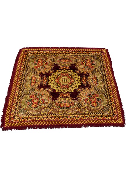 Oygulu Masa Yatak Örtüsü Kare Duvar Halısı 0673 - Yeni - Çok Renkli fiyatları