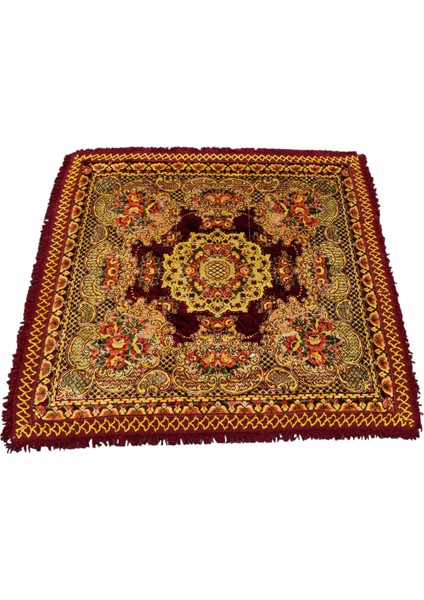 Oygulu Masa Yatak Örtüsü Kare Duvar Halısı 0673 - Yeni - Çok Renkli indirimleri