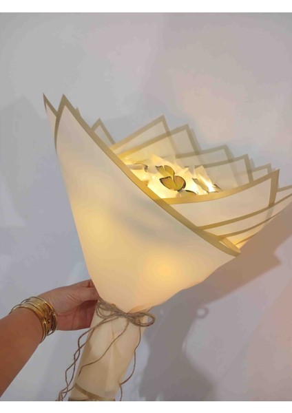 Sarı LED Kelebek Buket fırsatları