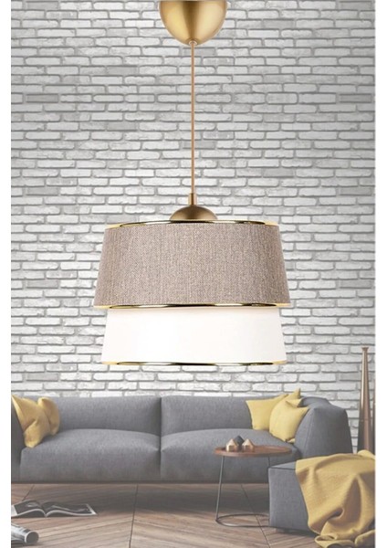 Iki Katlı Kumaş Başlıklı Şık Pasta Avize, Yatak ve Çocuk Odası Için