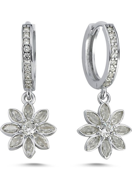 Lotus Gümüş Küpe KP04