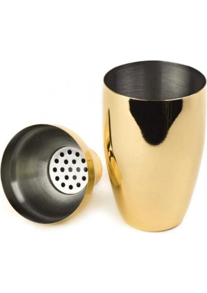 Şık Gold Kokteyl Shaker 350 Ml, Profesyonel ve Kullanışlı Tasarım fiyatları