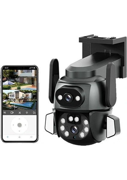 3mp + 3mp Wi-Fi Ip Tf Kart Girişli Optik Zoom Kamera modelleri