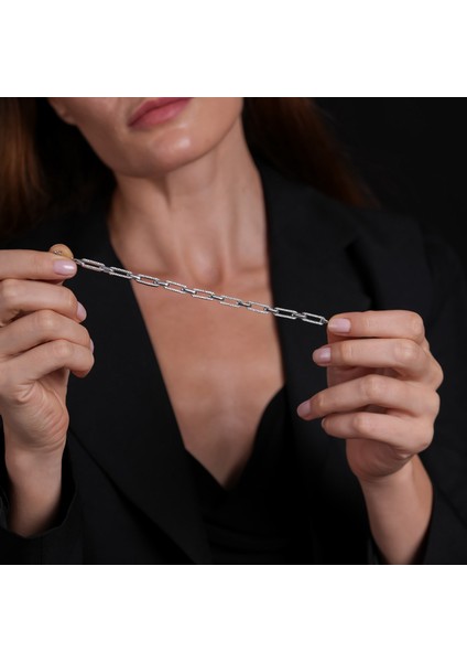 Zincir Gümüş Bileklik BLK32 fiyatları