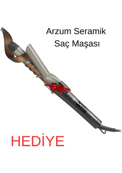 OK007 Okka Grandio Duo Türk Kahve Makinesi+Arzum Seramik Saç Maşası Hediye