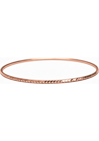 Ajda 925 Ayar Gümüş Bilezik Rose Kaplama fiyatları