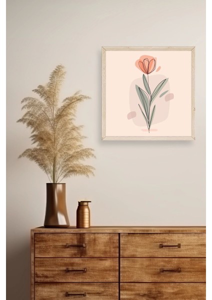 Çiçek Ahşap Çerçeveli Tablo fiyatları