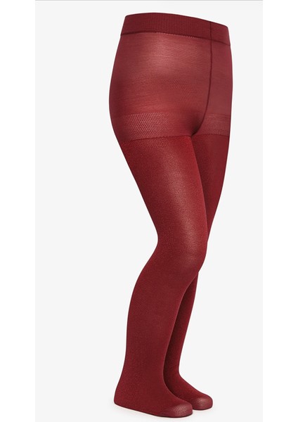 Çocuk Çorabı Pretty Diamond 80 Denye 6-8 Yaş 3 Numara Şarap Rengi Wine