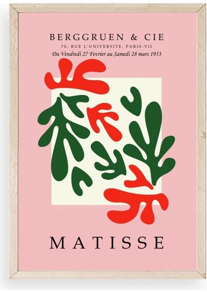 Modern Ahşap Çerçeveli Tablo