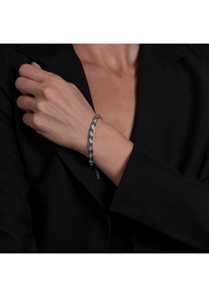 Zincir Gümüş Bileklik BLK31 modelleri