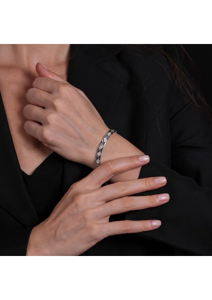 Zincir Gümüş Bileklik BLK31 fırsatları