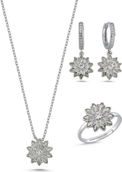 Kuvars Taşlı Lotus Takım TKM01