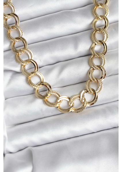 14K Gold Renk Kaplama Samanyolu Model cm Kadın Kolye - TJ-BKO10728