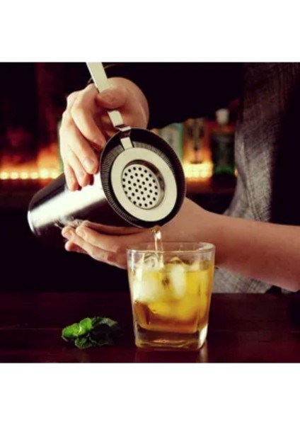 Paslanmaz Çelik Kokteyl Süzgeci, Pratik ve Şık Tasarım