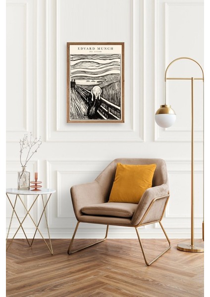 Çığlık Ahşap Çerçeveli Tablo fiyatları