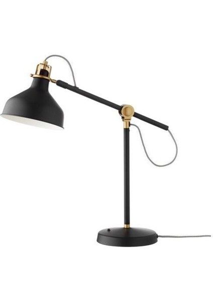 Modern Siyah Çalışma ve Masa Lambası, Şık ve Fonksiyonel Tasarım