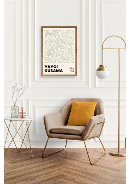 Yayoi Kusama Ahşap Çerçeveli Tablo fiyatları