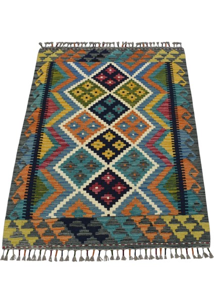 El Dokuma Cerit Yörükleri Iran Yün Kilim 0548 - Yeni - Çok Renkli fiyatları