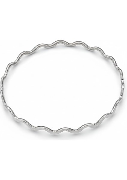 Ajda 925 Ayar Gümüş Bilezik Zigzag modelleri