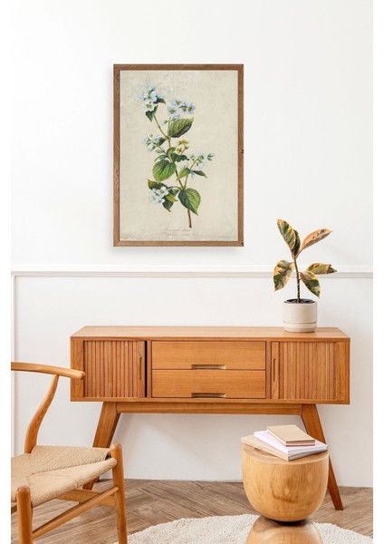 Çiçek Ahşap Çerçeveli Tablo modelleri