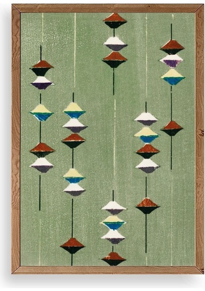 Furuya Korin Ahşap Çerçeveli Tablo