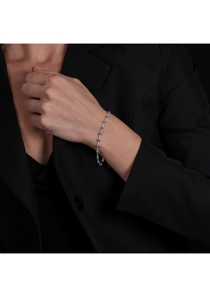 Zincir Gümüş Bileklik BLK25 fırsatları