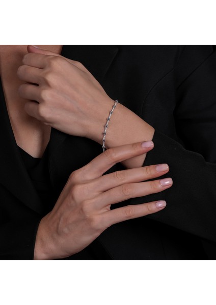 Zincir Gümüş Bileklik BLK25 indirimleri