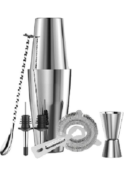 6 Parça Kokteyl Seti ile Evinizde Profesyonel Bar Keyfi