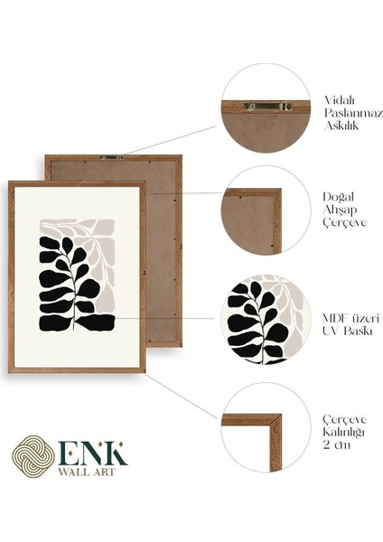 Modern Üçlü Ahşap Çerçeveli Tablo fırsatları