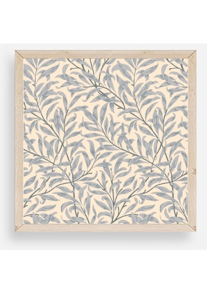 Yaprak Ahşap Çerçeveli Tablo