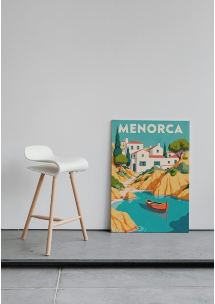 Minorka Sahil Evleri Kanvas Tablo fiyatları