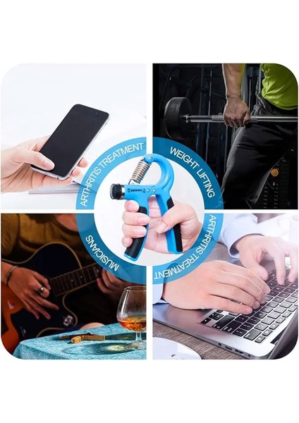 Bilek Güçlendirme Aleti ve 60 kg Dirençli El Yayı Seti - 2 Li Set indirimleri
