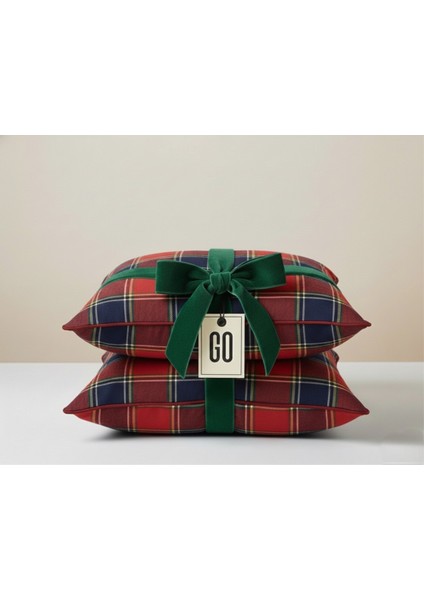 Yilbaşı Tartan Ekosesi Kırlent Kılıfı (2'li Set)
