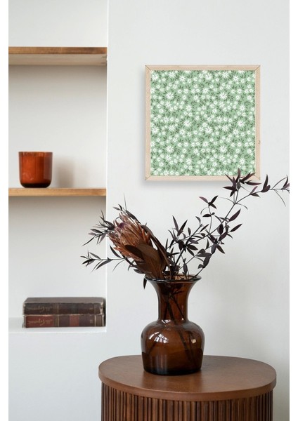 Çiçekler Ahşap Çerçeveli Tablo modelleri