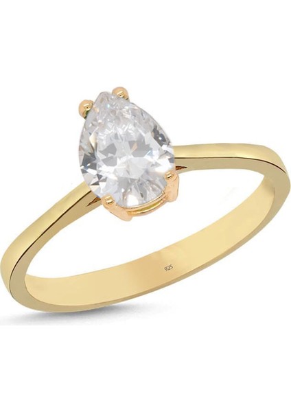 Kuvars Taşlı Gümüş Yüzük YZ01