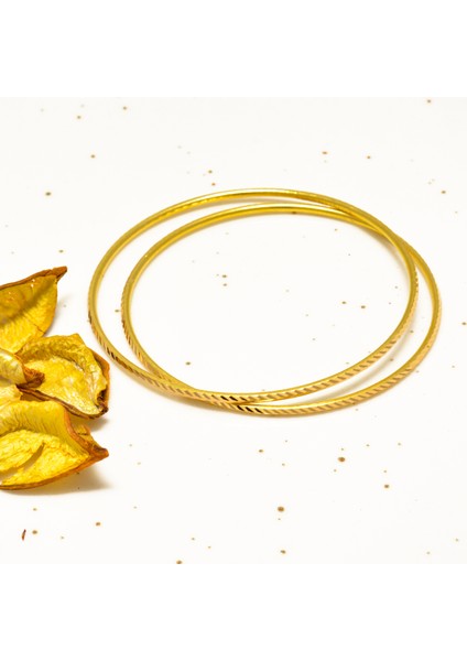 Ajda 925 Ayar Gümüş Bilezik 22 Ayar Altın Kaplama fırsatları