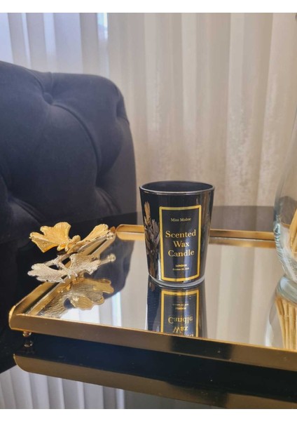 Şık Siyah Kokulu Mum, Zarif ve Sıcak Atmosfer Yaratır fiyatları